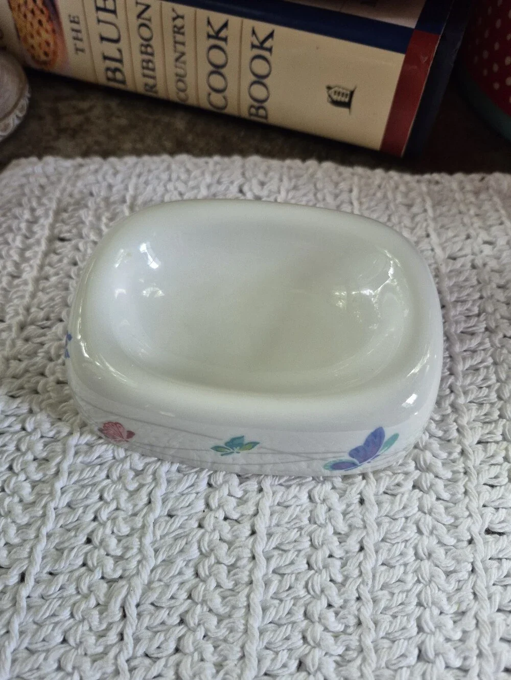 🌿5/$25 Vintage Avon Butterflies Soap Dish